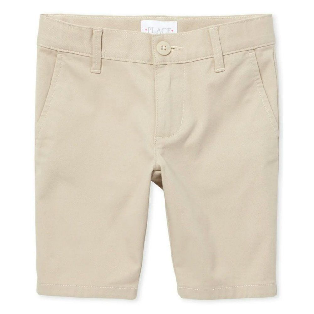Girls Children's Place Chino Shorts - BISQUIT (6X/7)